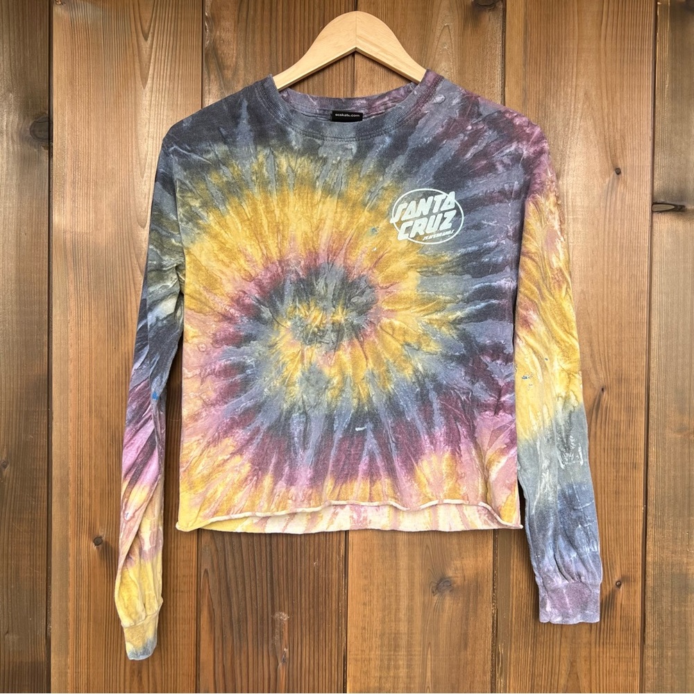 Santa Cruz Skateboards Cropped Long Sleeve Tee